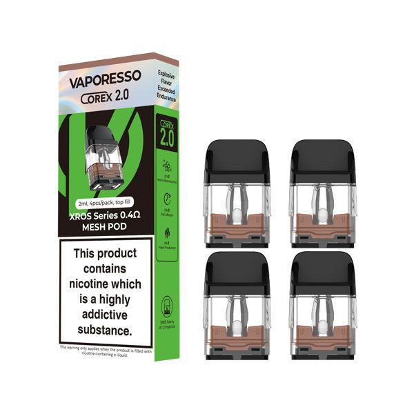 Vaporesso Xros Series Corex 2.0 Replacement Pods - Oxford Vapours Oxford Vapours Vaporesso Xros Series Corex 2.0 Replacement Pods - Oxford Vapours Oxford Vapours