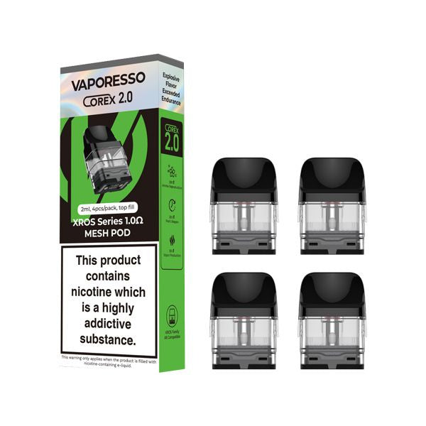 Vaporesso XROS Series Corex 2.0 Replacement Pods - Oxford Vapours - Begin Your Vaping Journey With Oxford Vapours