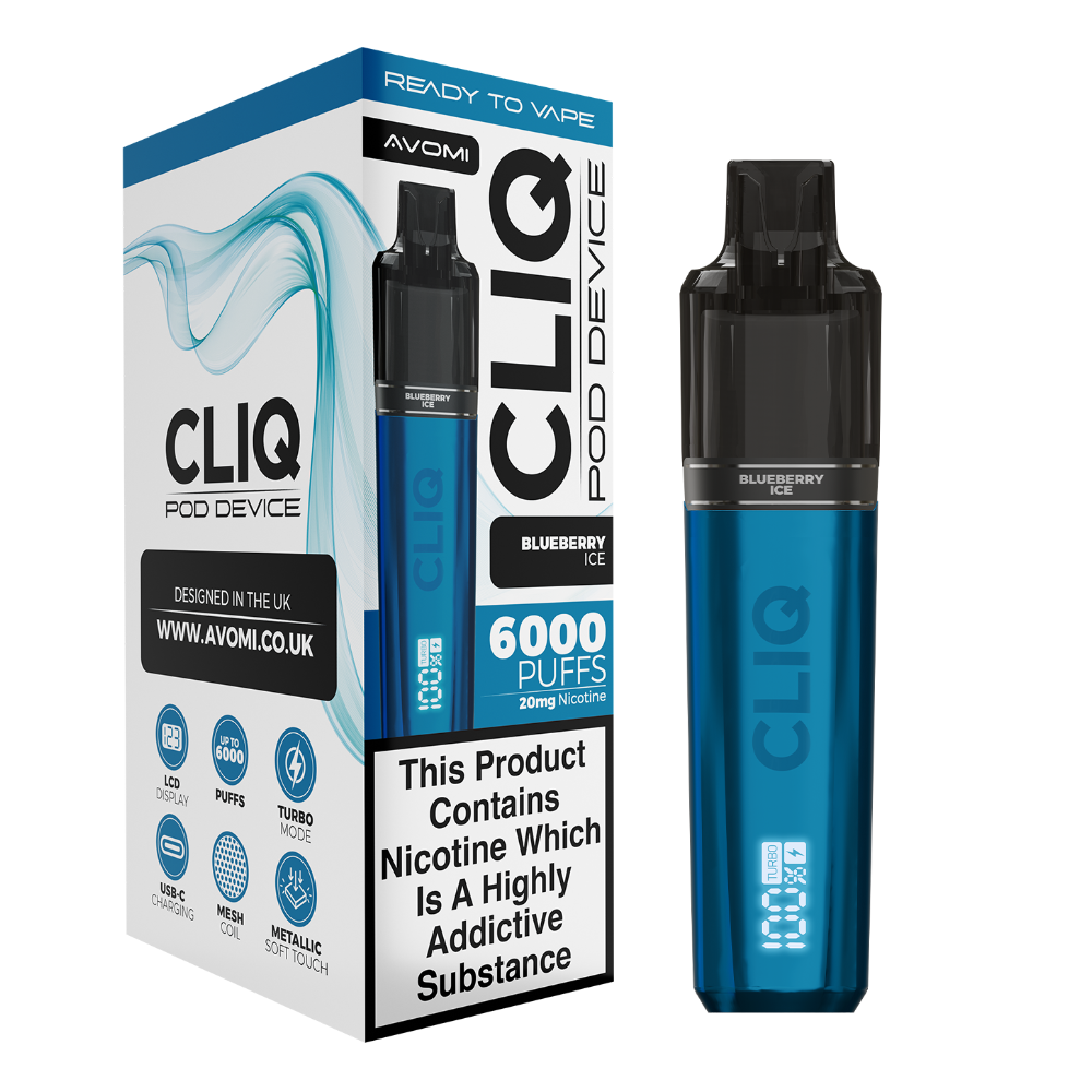 Avomi Cliq Pre-filled Pod Kit - Oxford Vapours - Begin Your Vaping Journey With Oxford Vapours