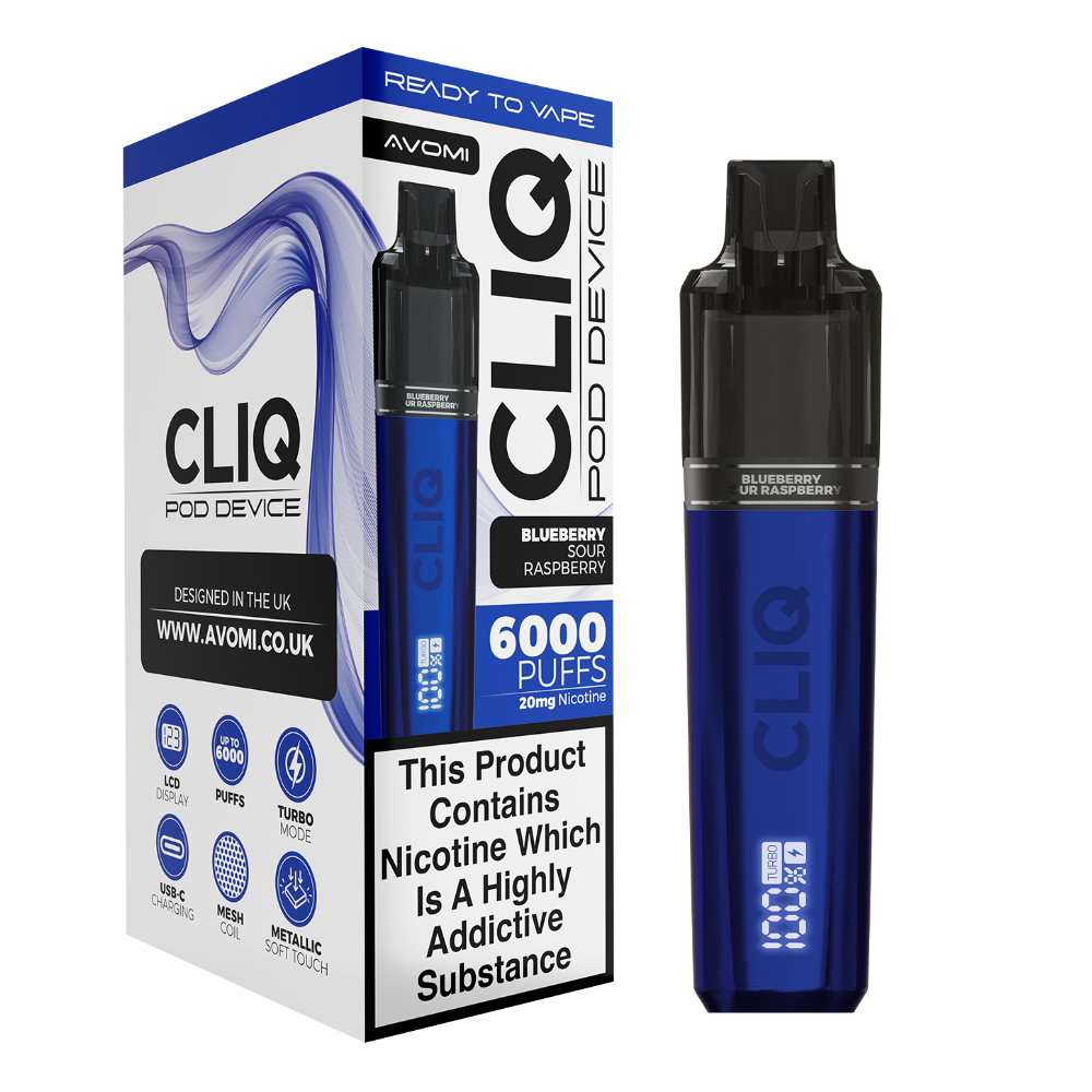 Avomi Cliq Pre-filled Pod Kit - Oxford Vapours - Begin Your Vaping Journey With Oxford Vapours