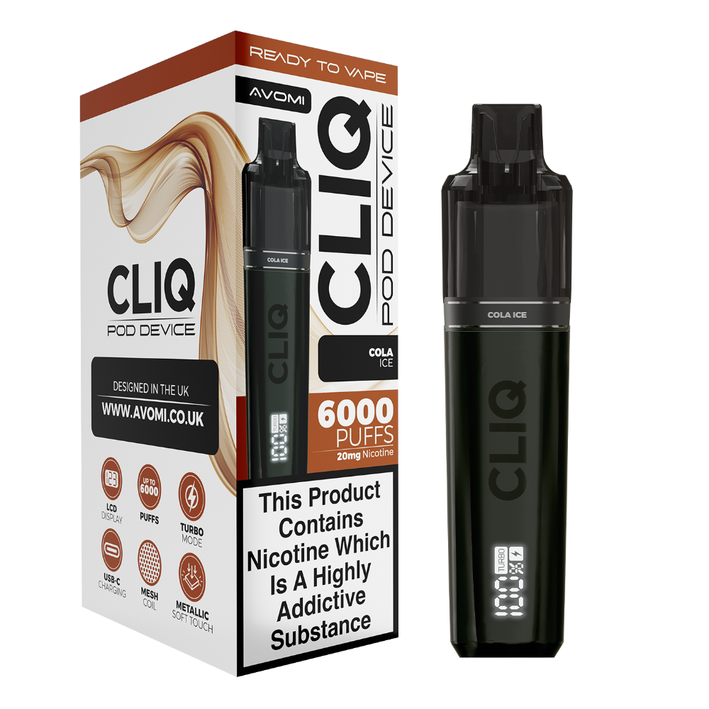 Avomi Cliq Pre-filled Pod Kit - Oxford Vapours - Begin Your Vaping Journey With Oxford Vapours