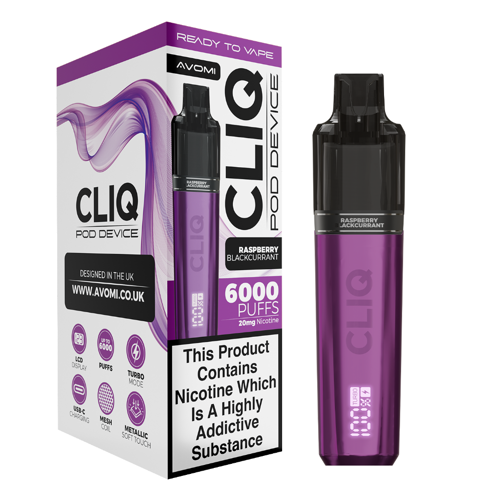 Avomi Cliq Pre-filled Pod Kit - Oxford Vapours - Begin Your Vaping Journey With Oxford Vapours