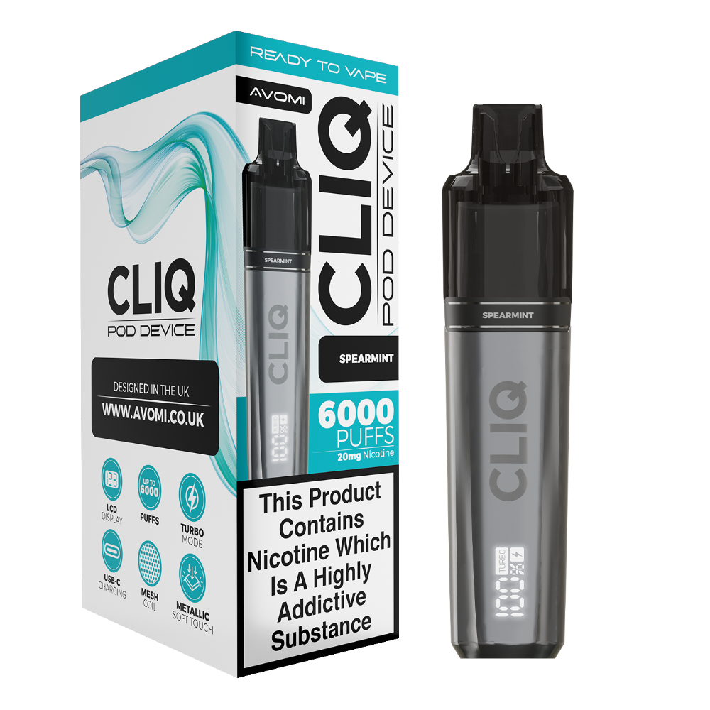 Avomi Cliq Pre-filled Pod Kit - Oxford Vapours - Begin Your Vaping Journey With Oxford Vapours