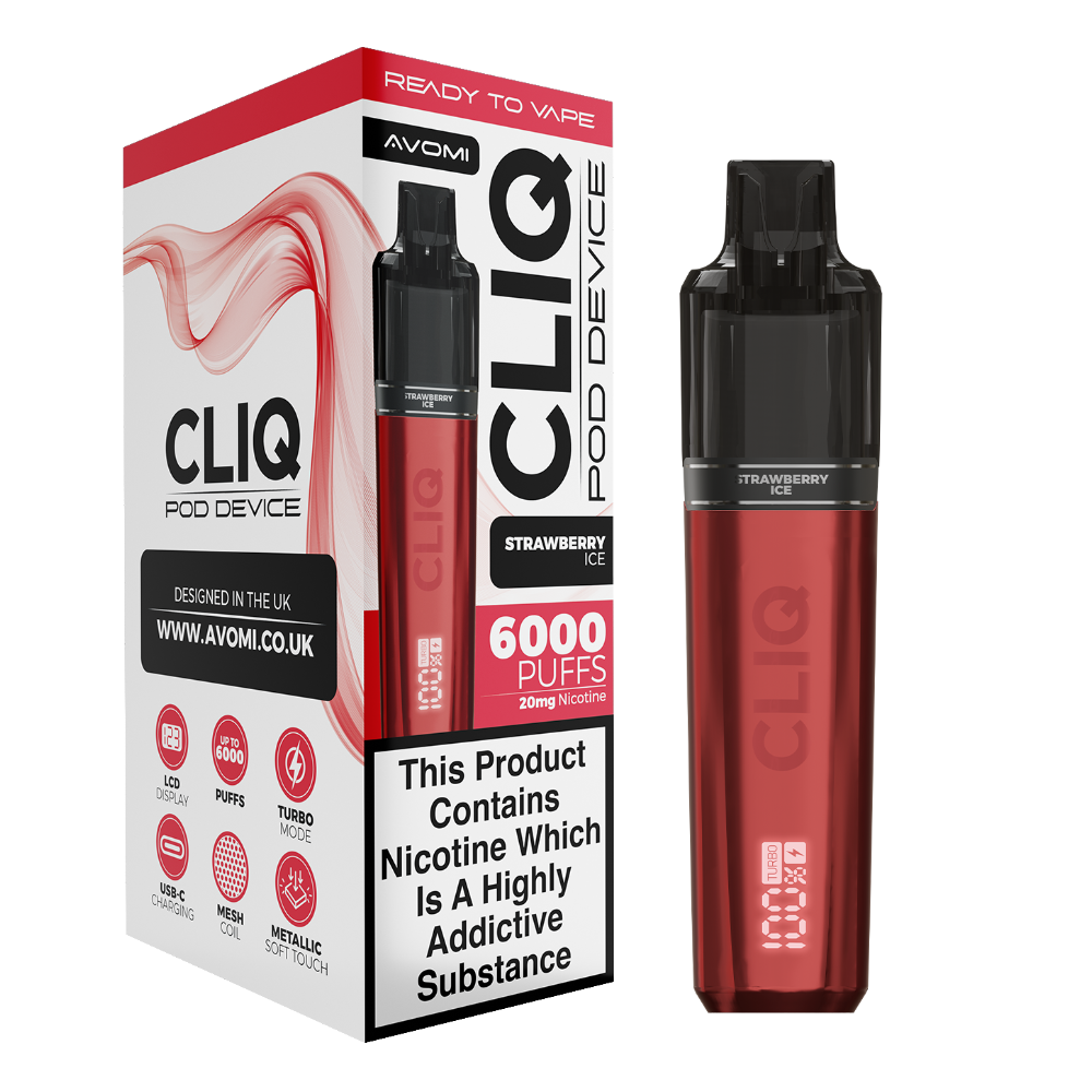 Avomi Cliq Pre-filled Pod Kit - Oxford Vapours - Begin Your Vaping Journey With Oxford Vapours