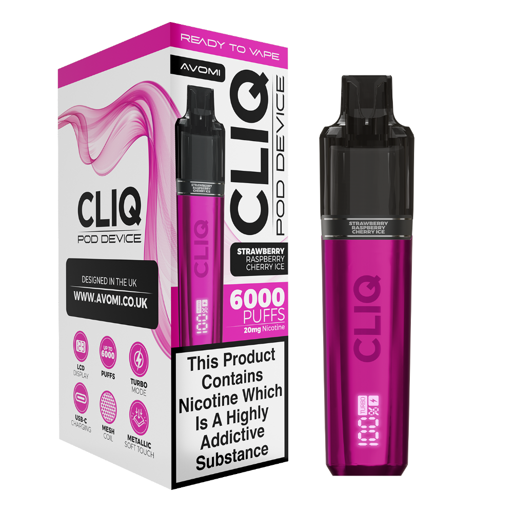 Avomi Cliq Pre-filled Pod Kit - Oxford Vapours - Begin Your Vaping Journey With Oxford Vapours