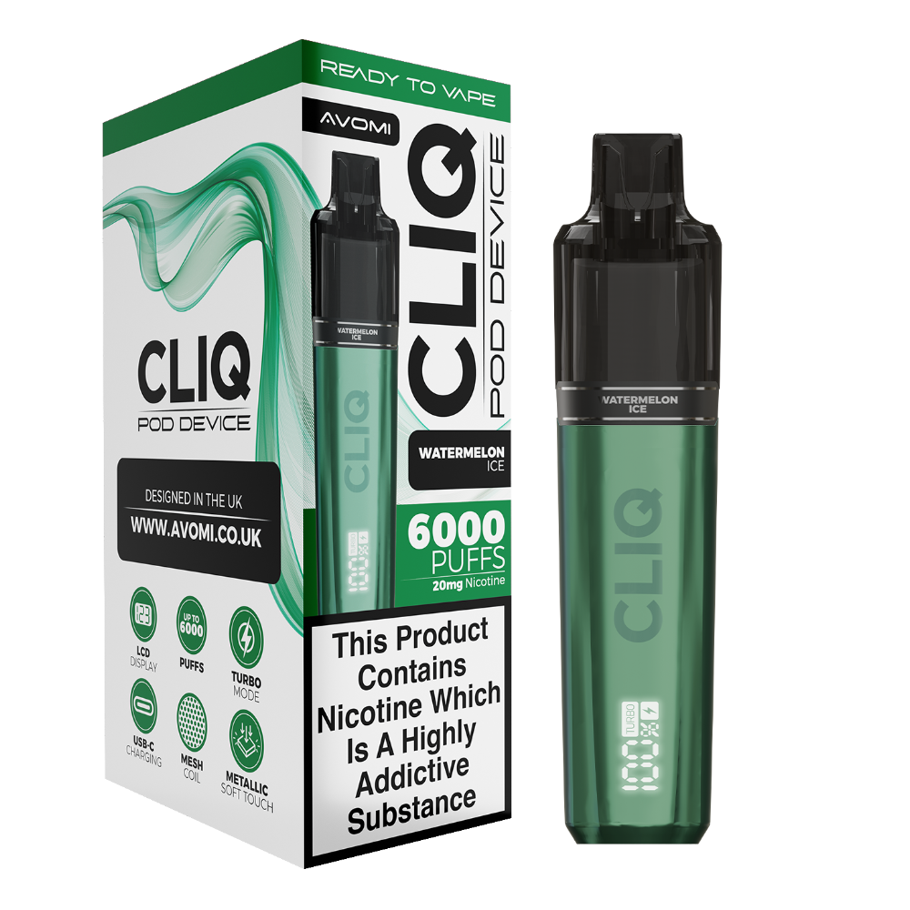 Avomi Cliq Pre-filled Pod Kit - Oxford Vapours - Begin Your Vaping Journey With Oxford Vapours