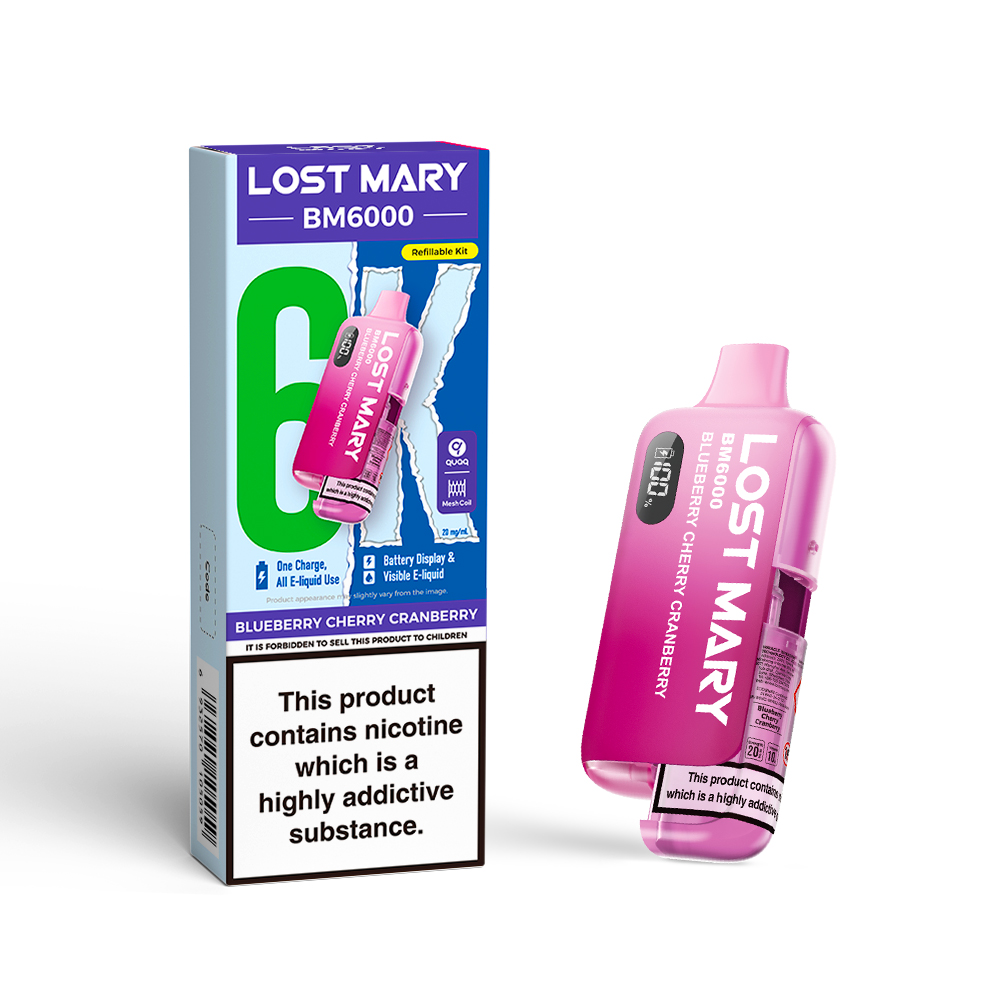 Lost Mary BM6000 Kit - Oxford Vapours - Begin Your Vaping Journey With Oxford Vapours