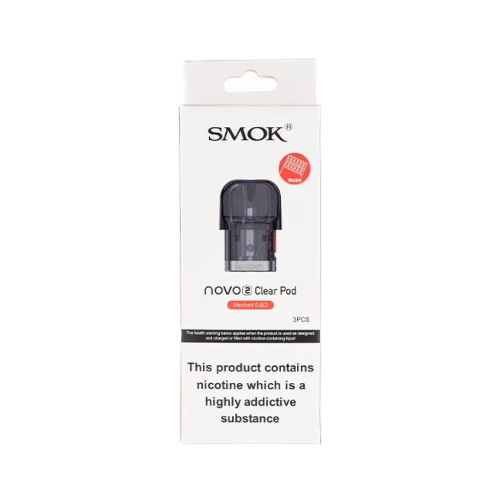 Smok Novo 2 Clear pod Replacement Pods - Oxford Vapours