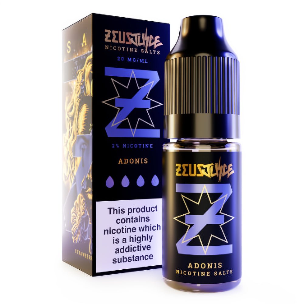 Zeus Juice 10ml Nic Salts - Oxford Vapours - Begin Your Vaping Journey With Oxford Vapours
