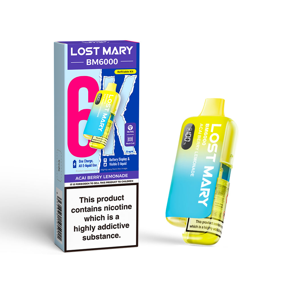 Lost Mary BM6000 Kit - Oxford Vapours - Begin Your Vaping Journey With Oxford Vapours