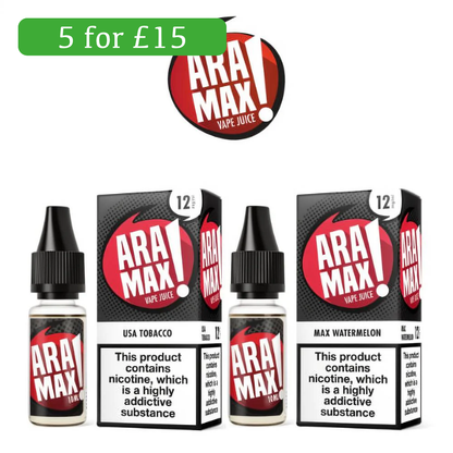 Aramax 10ml Freebase - Oxford Vapours - Begin Your Vaping Journey With Oxford Vapours