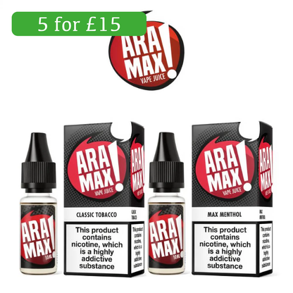 Aramax 10ml Zero Nicotine - Oxford Vapours - Begin Your Vaping Journey With Oxford Vapours