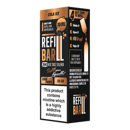 Bowmans Refill Bar 10ml Nic Salts - Oxford Vapours - Begin Your Vaping Journey With Oxford Vapours