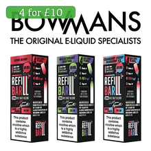 Bowmans Refill Bar 10ml Nic Salts - Oxford Vapours - Begin Your Vaping Journey With Oxford Vapours
