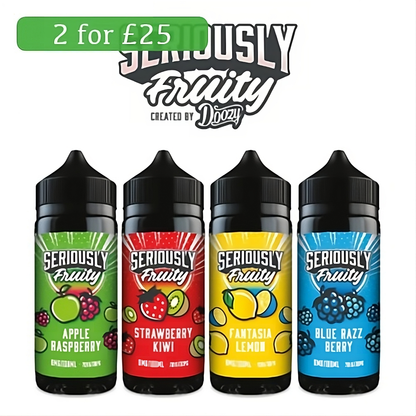 Doozy Vape Seriously Fruity 100ml Shortfills - Oxford Vapours - Begin Your Vaping Journey With Oxford Vapours