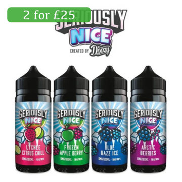 Doozy Vape Seriously Nice 100ml Shortfills