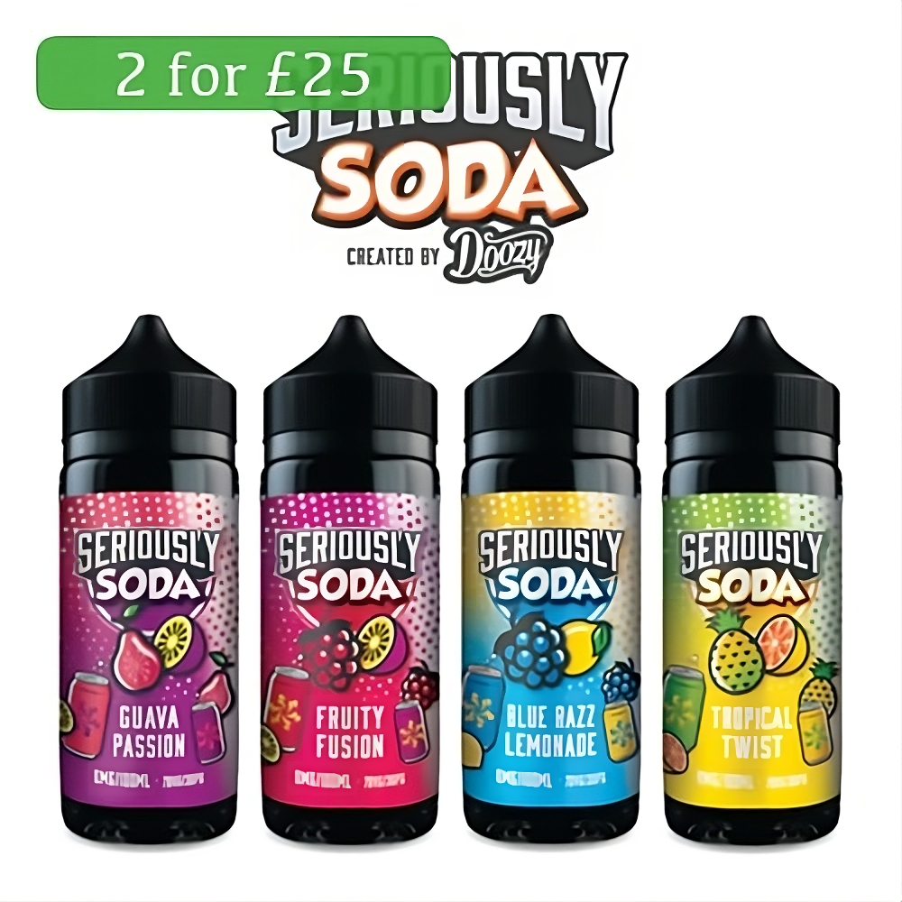 Doozy Vape Seriously Soda 100ml Shortfills