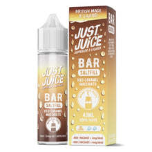 Iced Caramel Macchiato 40ml Saltfill by Just Juice