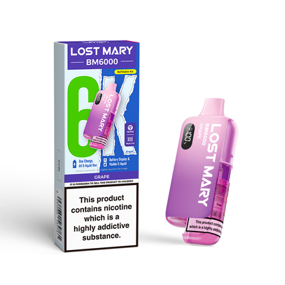 Lost Mary BM6000 Kit - Oxford Vapours - Begin Your Vaping Journey With Oxford Vapours
