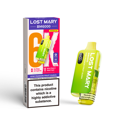 Lost Mary BM6000 Kit - Oxford Vapours - Begin Your Vaping Journey With Oxford Vapours