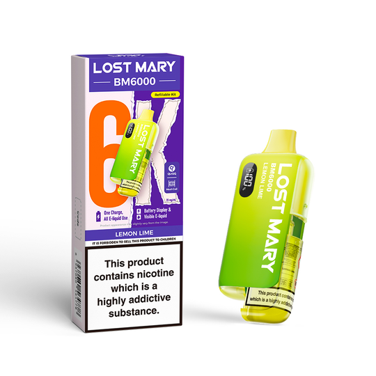 Lost Mary BM6000 Kit - Oxford Vapours - Begin Your Vaping Journey With Oxford Vapours