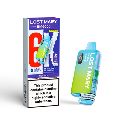 Lost Mary BM6000 Kit - Oxford Vapours - Begin Your Vaping Journey With Oxford Vapours