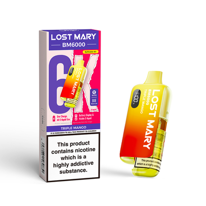 Lost Mary BM6000 Kit - Oxford Vapours - Begin Your Vaping Journey With Oxford Vapours