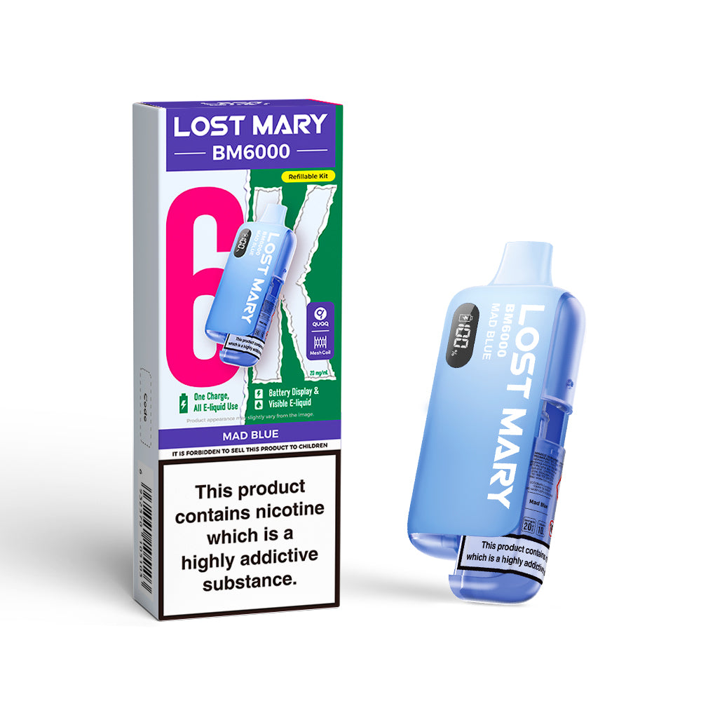 Lost Mary BM6000 Kit - Oxford Vapours - Begin Your Vaping Journey With Oxford Vapours