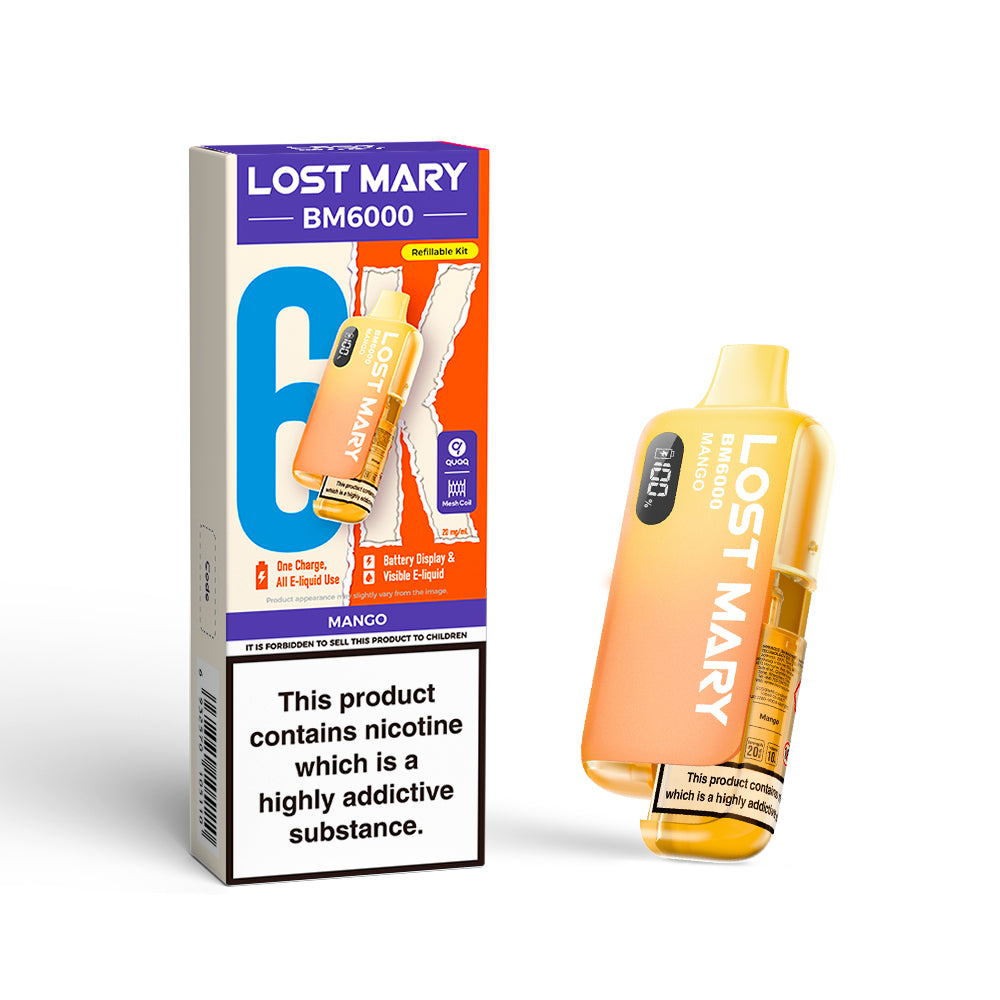 Lost Mary BM6000 Kit - Oxford Vapours - Begin Your Vaping Journey With Oxford Vapours