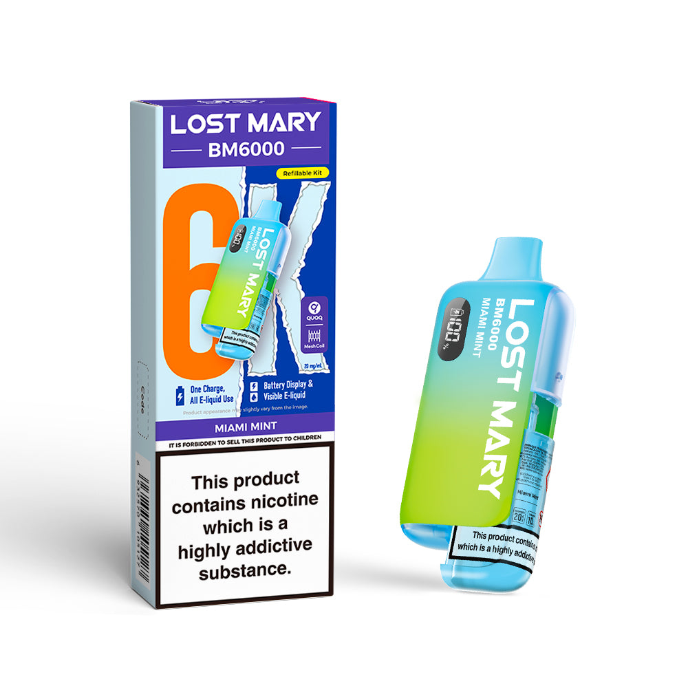 Lost Mary BM6000 Kit - Oxford Vapours - Begin Your Vaping Journey With Oxford Vapours