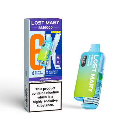 Lost Mary BM6000 Kit - Oxford Vapours - Begin Your Vaping Journey With Oxford Vapours