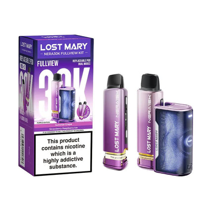 Lost Mary Nera 30K Pre-filled Pod Kit - Oxford Vapours - Begin Your Vaping Journey With Oxford Vapours