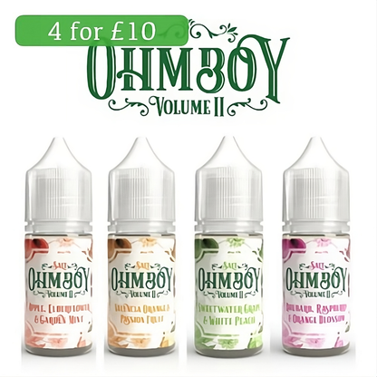 Ohm Boy E-Liquids Volume II 10ml Nic Salts - Oxford Vapours - Begin Your Vaping Journey With Oxford Vapours