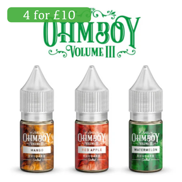 Ohm Boy E-Liquids Volume III 10ml Nic Salts