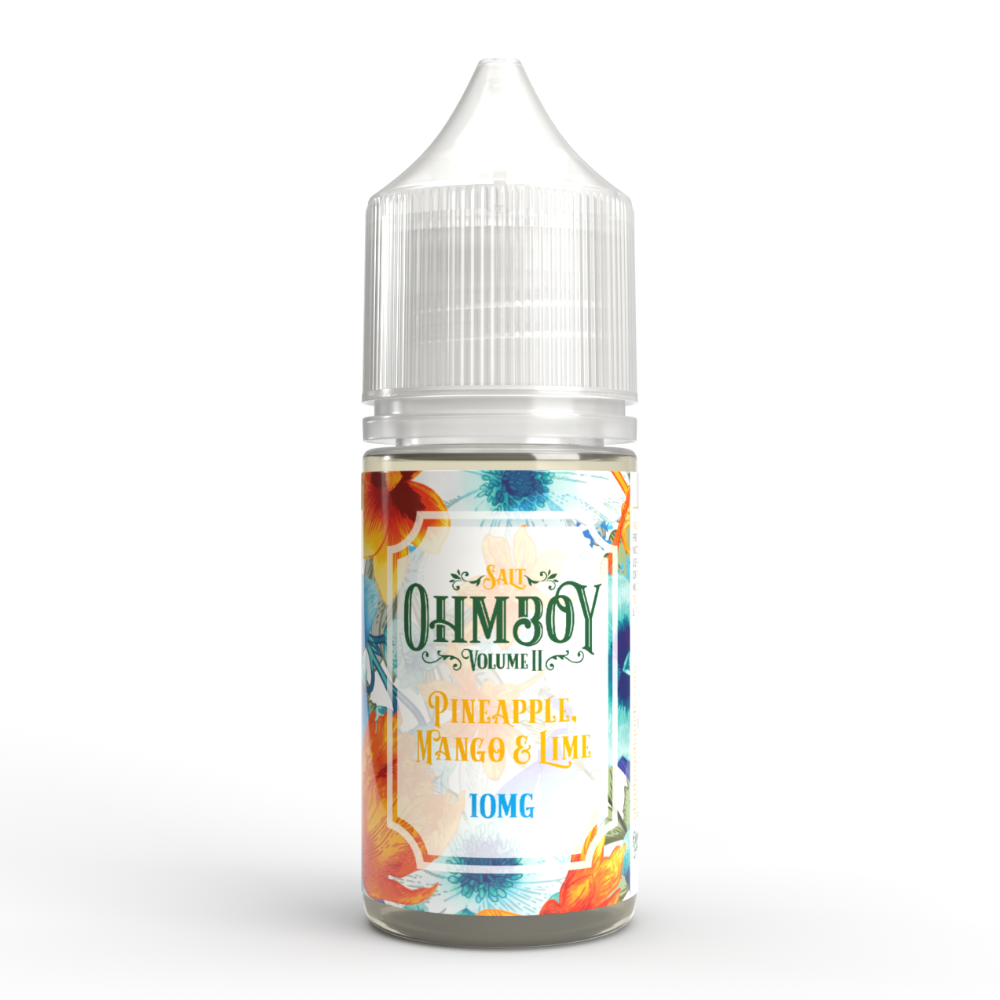 Pineapple, Mango & Lime 10ml Nic Salt by Ohm Boy E-Liquids - Oxford Vapours - Begin Your Vaping Journey With Oxford Vapours