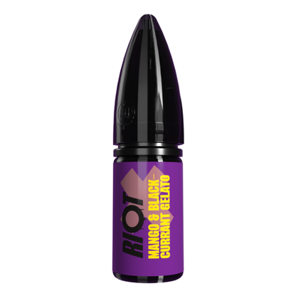 Mango & Blackcurrant Gelato 10ml Nic Salt by Riot X - Oxford Vapours - Begin Your Vaping Journey With Oxford Vapours