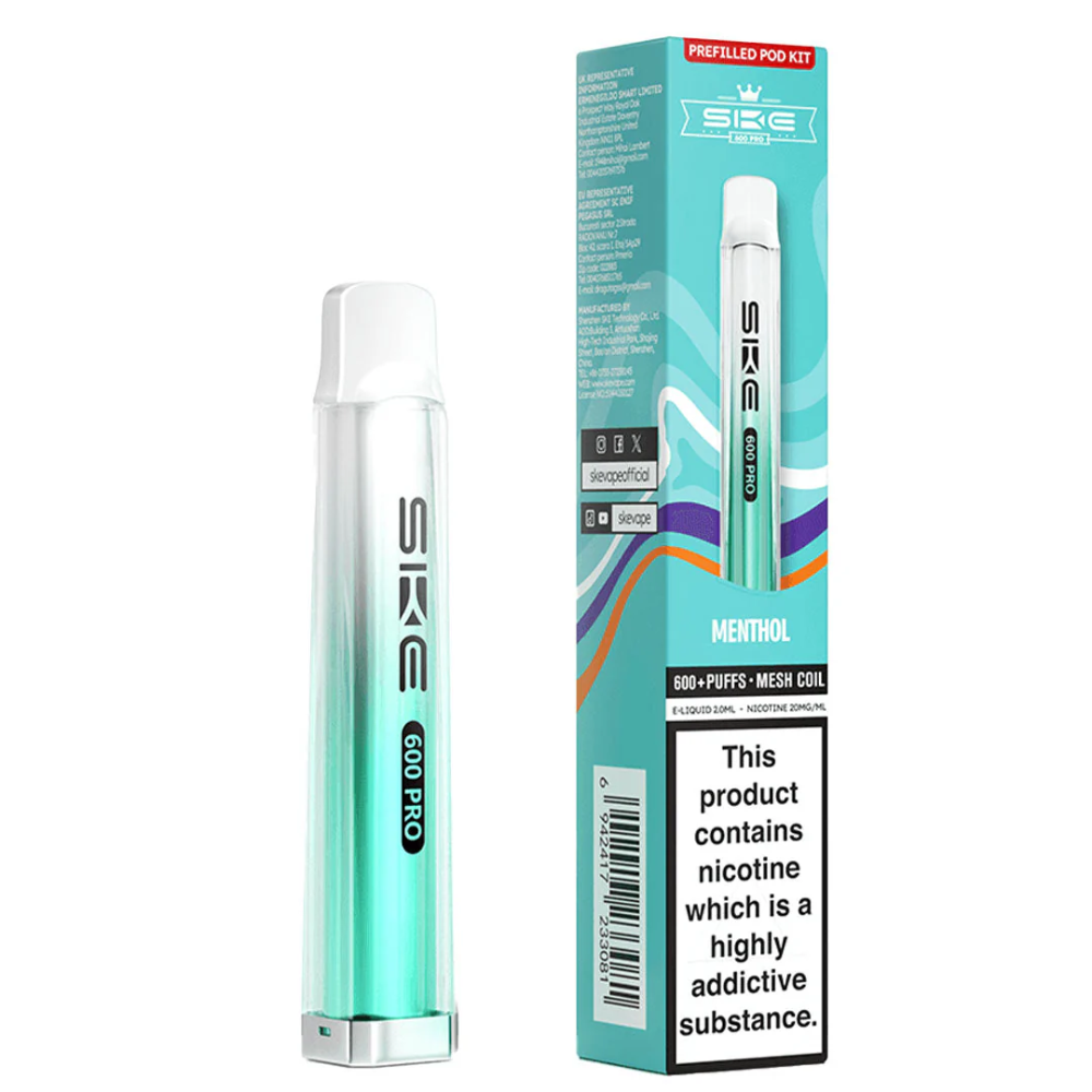 SKE 600 Pro Pod Kit - Oxford Vapours - Begin Your Vaping Journey With Oxford Vapours