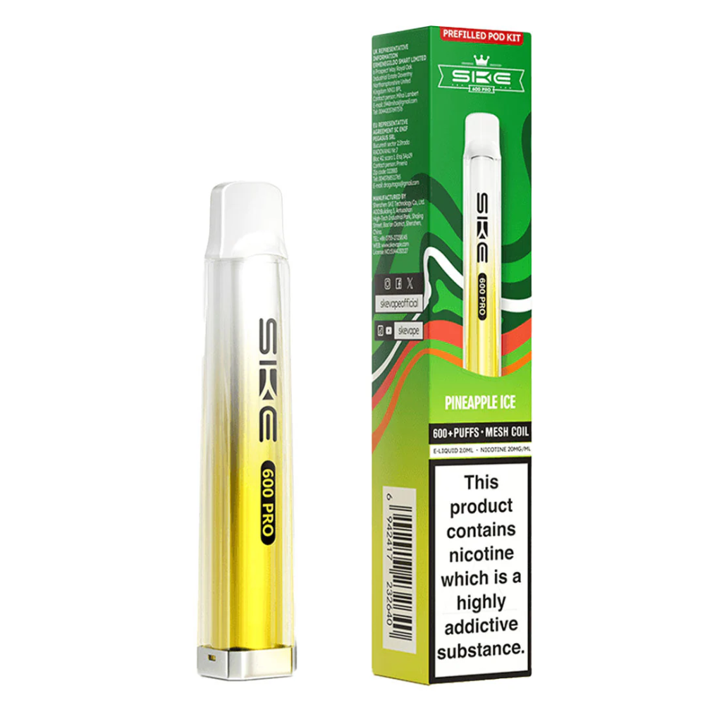 SKE 600 Pro Pod Kit - Oxford Vapours - Begin Your Vaping Journey With Oxford Vapours