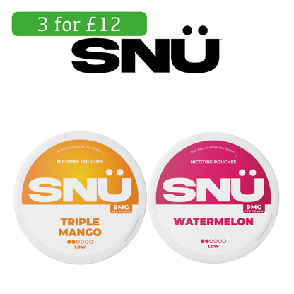 SNU Nic Pouches - Oxford Vapours - Begin Your Vaping Journey With Oxford Vapours