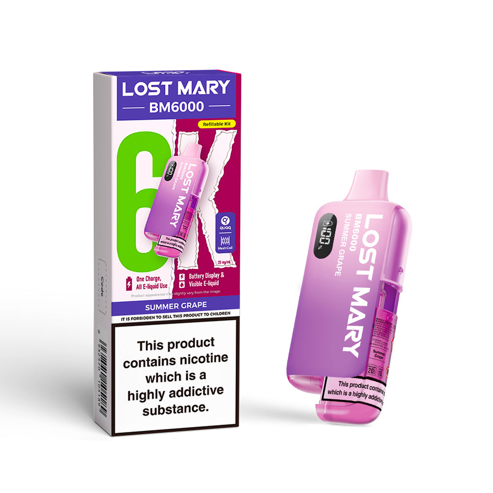 Lost Mary BM6000 Kit - Oxford Vapours - Begin Your Vaping Journey With Oxford Vapours