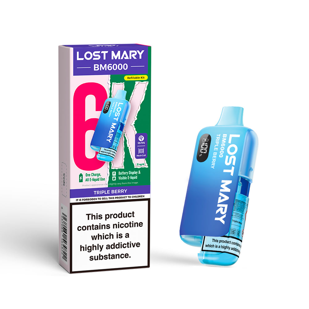 Lost Mary BM6000 Kit - Oxford Vapours - Begin Your Vaping Journey With Oxford Vapours