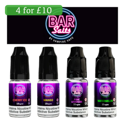 Vampire Vape Bar Salts 10ml Nic Salts - Oxford Vapours - Begin Your Vaping Journey With Oxford Vapours