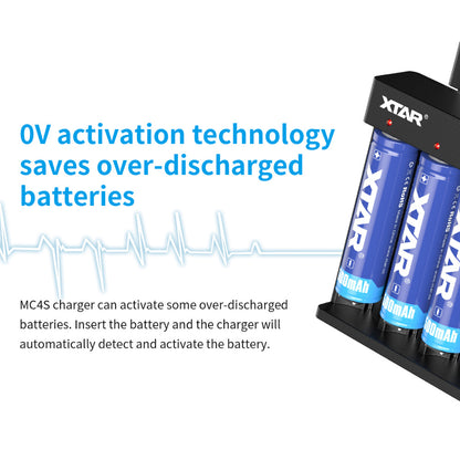Xtar MC4S Charger - Oxford Vapours - Begin Your Vaping Journey With Oxford Vapours