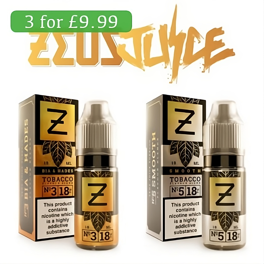 Zeus Juice Tobacco Blend 10ml Freebase
