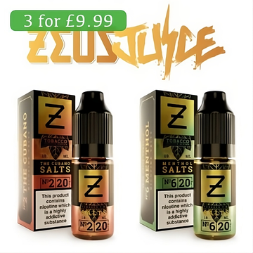 Zeus Juice Tobacco Blend 10ml Nic Salts