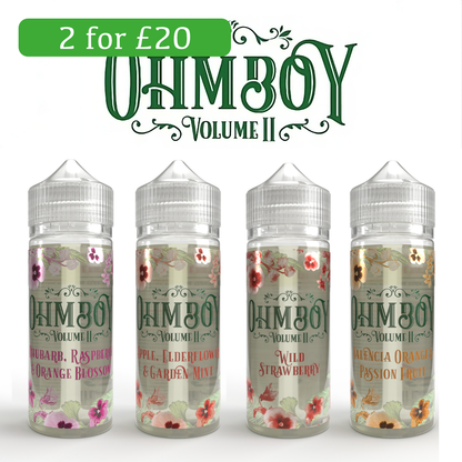 Ohm Boy E-Liquids Volume II 100ml Shortfills - Oxford Vapours - Begin Your Vaping Journey With Oxford Vapours