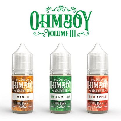 Ohm Boy E-Liquids Volume III 10ml Nic Salts