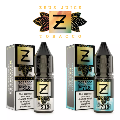 Zeus Juice Tobacco Blend 10ml Freebase