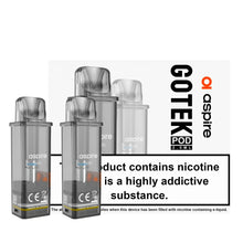 Aspire GoTek X Replacement Pods - Oxford Vapours - Begin Your Vaping Journey With Oxford Vapours