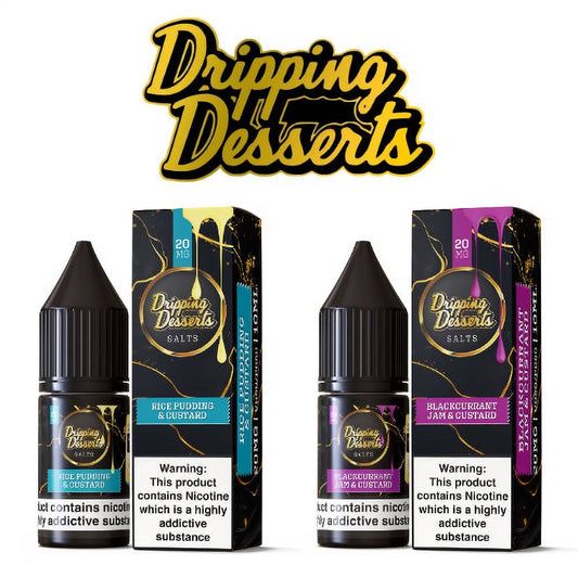 Dripping Desserts 10ml Nic Salts - Oxford Vapours